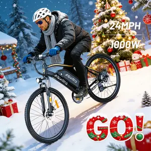High-Performance Electric Bike for Adults – 24MPH City & Mountain E-Bike | Long Range | Removable Battery | Dual Brake System | 7-Speed | 26" All-Terrain Tires | Front Suspension | UL Certified | Perfect for Daily Commute & Weekend Adventure