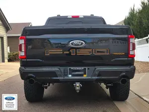 Fits 2021-2026 Ford F150 Tailgate F-150 Letter with Outlines Sticker Vinyl Decal