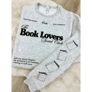 ‘Book Lovers Social Club' Crewneck Sweatshirt