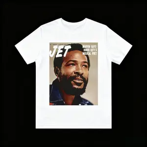 [100%25 Cotton]  Marvin Gaye Abstract Paintings T-Shirt,  Cotton, Kenny Pickett Designs, Gift For Boyfriend. Casual Fabric Golf Gift T-Shirt For Men And Women