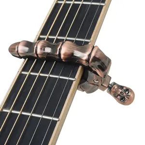 Skull Finger Design Guitar Capo, Guitar Accessories for Acoustic Electric Guitar Ukulele, Music Accessories Parts for Guitar, Guitar Assisted Tool
