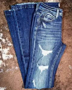 Petra Whitley Mid-Rise Stretch Flare Jeans