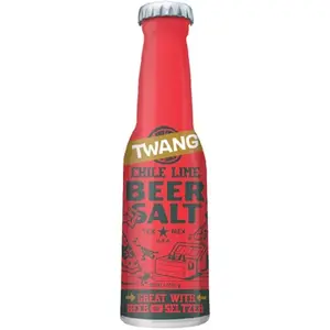 24x Twang Bottle Chile Lime Beer Salt - Seasoning Shaker Pack Bulk Wholesale Bundle Premium Kitchen Flavoring Gourmet Mexican Style Rim Citrus Chili Spice Condiment Cooking Accessory Bar Supply Party Favorite Zesty Tangy 1oz 24ct