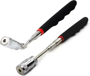 Joytutus Telescoping Magnetic Pickup Tool with LED Lights - Stainless Steel Telescopic Rod, 20lb Heavy-Duty Magnet, Extend/Retract Function, Flexible Design for Automotive Sheet Metal & Car Repair Tasks