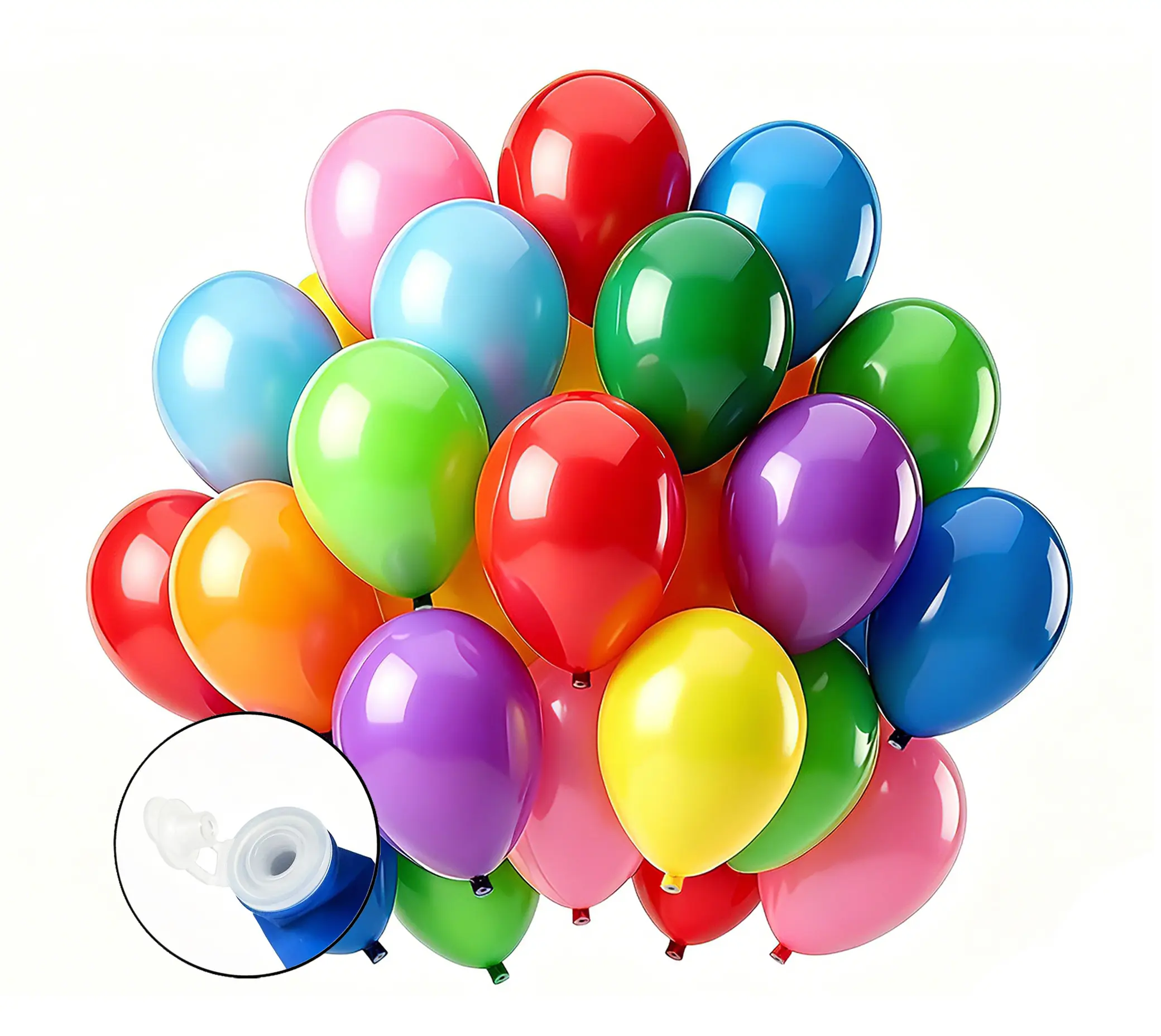 32-Pack Eco-Friendly 11" Latex Balloons, Self-Sealing with Reusable Valves, No Leak No Knotting Required Party Supplies for All Occasions