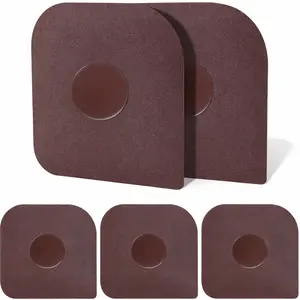 Pan Scraper, 5 Pcs Pot Scraper Plastic, Pot Scraper Non Scratch for Cast Iron, Pot and Pan Cleaning, Sturdy Scraper Kitchen Tool