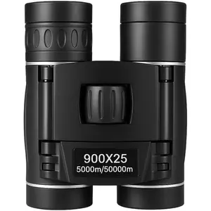 900*25 HD Binoculars| 5000m/50000m Long-Range Viewing| Compact Foldable Outdoor Telescope for Bird Watching, Camping, Travel