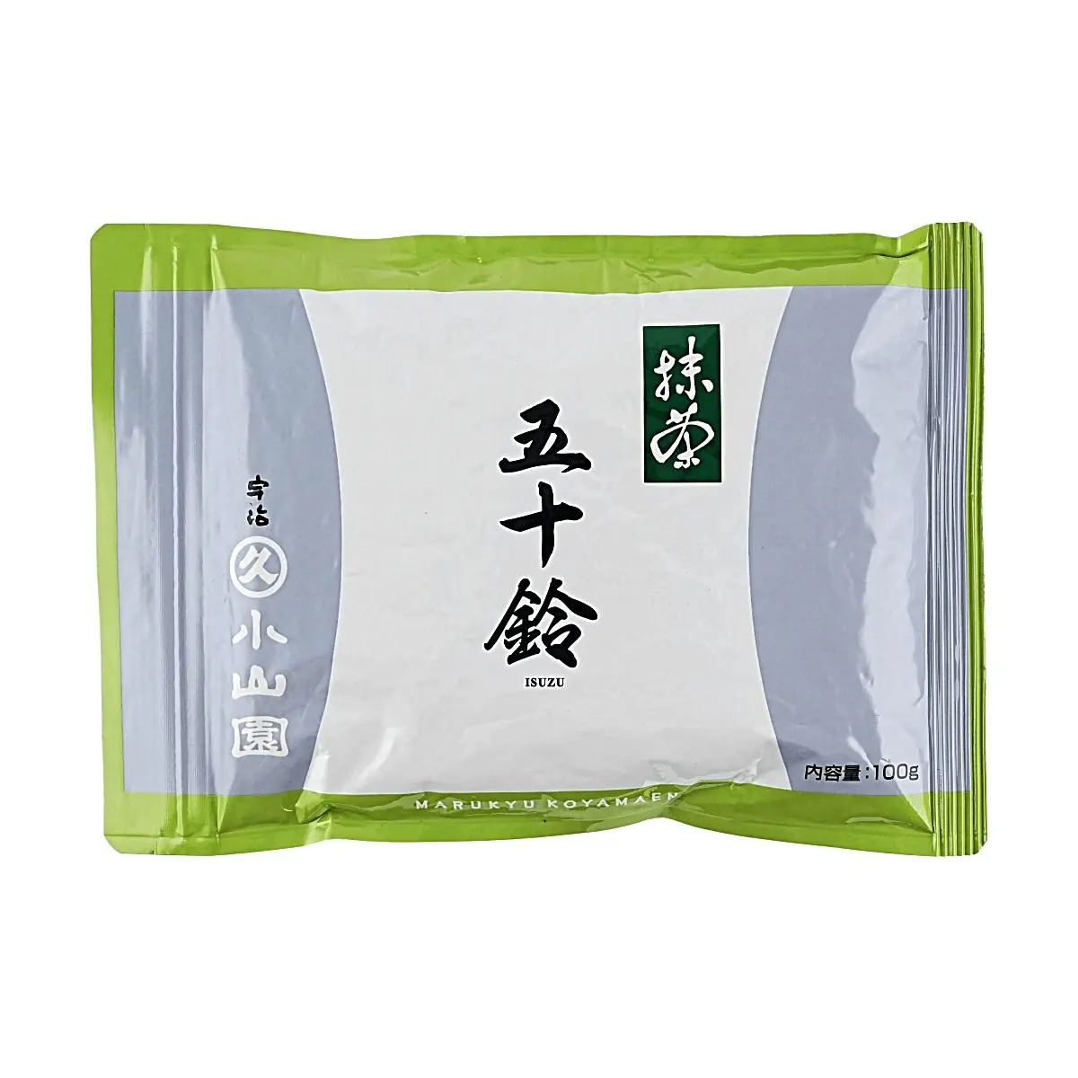 MARUKYU KOYAMAEN Isuzu Uji Matcha Powder 100g - Ceremonial Grade Culinary Matcha for Lattes, Baking, Desserts - Rich Umami Flavor, Vibrant Green Color