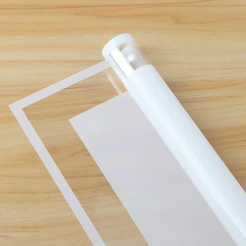 Simple Border Packaging Opp Glass Paper, Waterproof Floral Wrapping Material Wholesale, Gift Wrapping Supplies, Flower Wrapping, (1 Pack) Model Xinghao H-150
