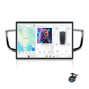 13.1'' 2K Android Radio for【Honda Pilot 2016 2017 2018 2019】Touch Screen Android 13 Car Stereo with Wireless CarPlay Android Auto GPS Mirror Link WiFi Bluetooth 5.4 FM RDS SWC MIC Backup Camera