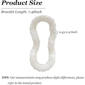 Bracelet Natural Bodhi Seed Fidget for Anxiety Relief Portable & Discreet Gift for Stress Relief Women Men