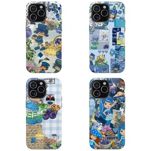 Blueberry Muffin, Strawberry Shortcake, Cute, Trendy, Aesthetic IPhone Case