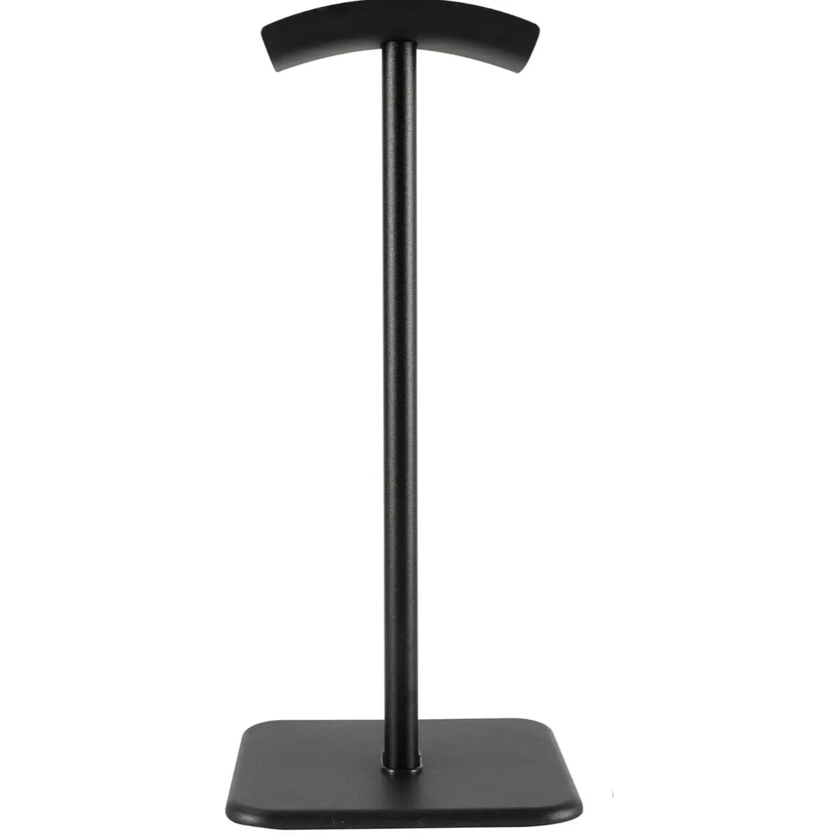 Aluminum Headphone Stand & Phone Holder Rack - Sleek, Sturdy & Ergonomic Design Gaming Headset Stand for Desk Organization - Gamer Gifts (Black)