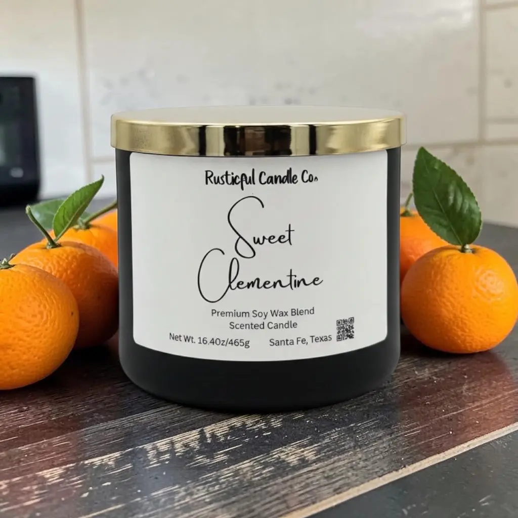 Sweet Clementine 3 Wick Scented Candle