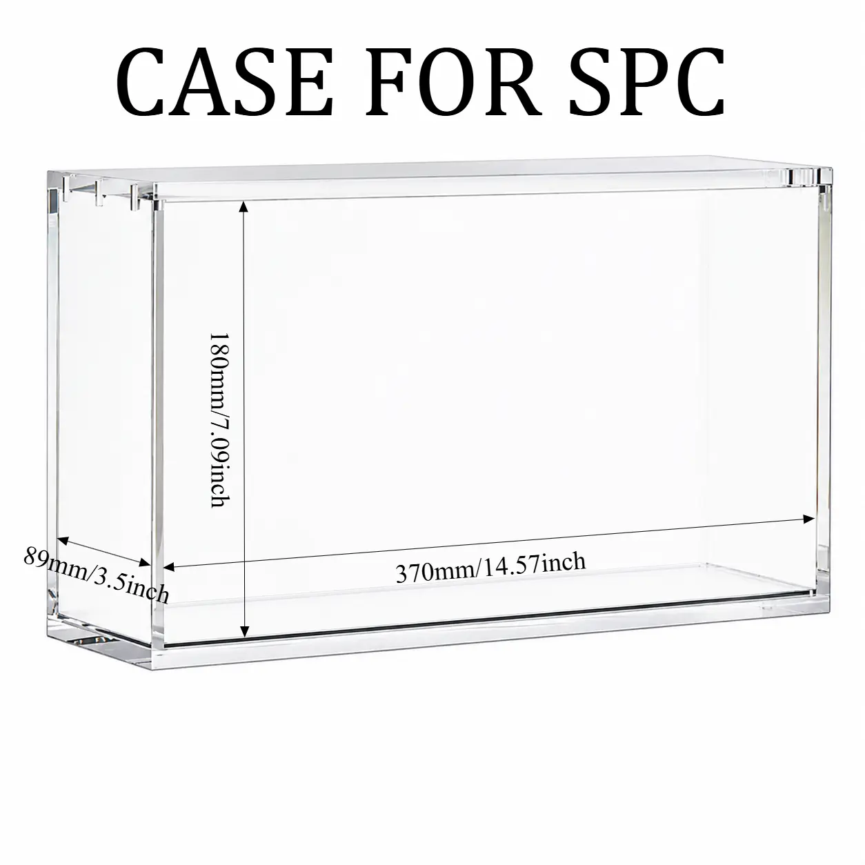 Acrylic magnetic box is suitable for SV8.5 Prismatic Evolutions Super Premium Collection,The transparent dustproof box is suitable for POKE cards