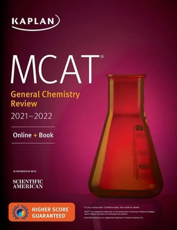 USED Book - MCAT General Chemistry Review 2021-2022: Online + Book by Kaplan Test Prep (Paperback) - english