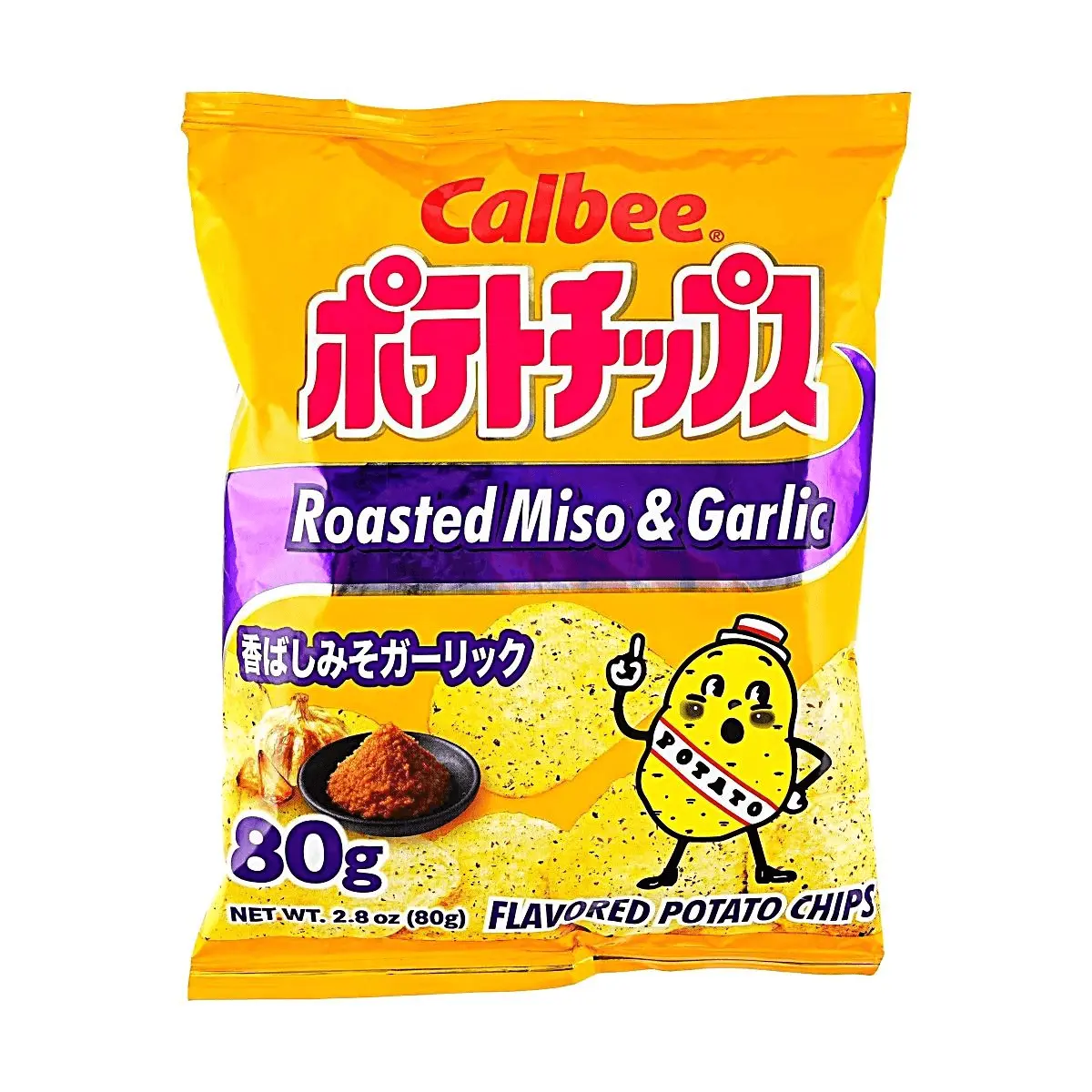 Calbee Garlic Butter Potato Chips 80g - Japanese Izakaya Style Snack Calbee Garlic Butter Potato Chips 80g - Japanese Izakaya Style Snack