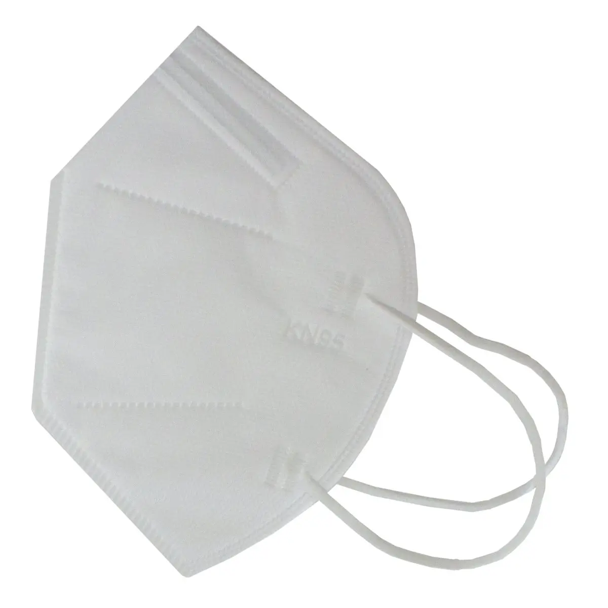 212 MAIN Unisex 4-Ply Disposable KN95 Protective Masks, White, Foldable, 1 Size, Aluminum & Polypropylene, Pack of 5, for Adults’ Sports & Outdoor Fencing Activities