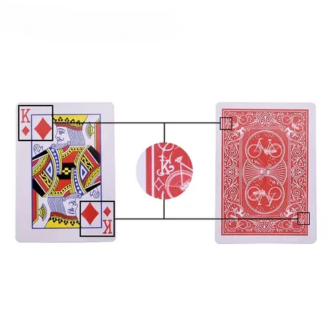 Marked Cards Stripper Deck Playing Cards Magic Tricks Poker Magia Close Up Street Illusions Gimmicks Mentalism Props Kids Toys