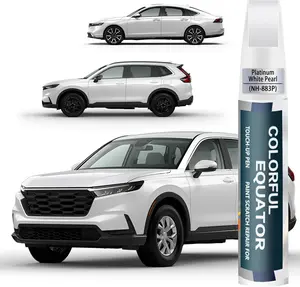 Platinum White Pearl(NHP) Touch Up Paint Compatible with Honda, Car Paint Pen Scratch Repair TwoInOne Touch Up Paint, Premium Car Scratch Remover for Deep Scratches