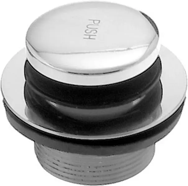 Westbrass D3322-05 Adjustable Plastic 1.5 in. Coarse Thread Tip-Toe Bath Drain, Polished Nickel - Home Bathroom Supply Gadget