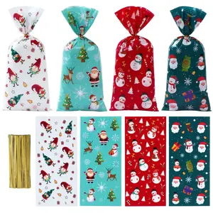 25/50pcs Christmas Gifts Bag Candy Bag