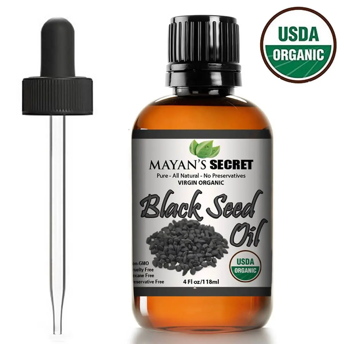 Organic Black Cumin Seed Essential Oil Healthcare Aromatherapy