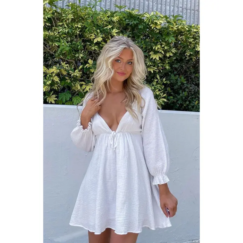 summer dresses amazon mini white - TikTok Shop