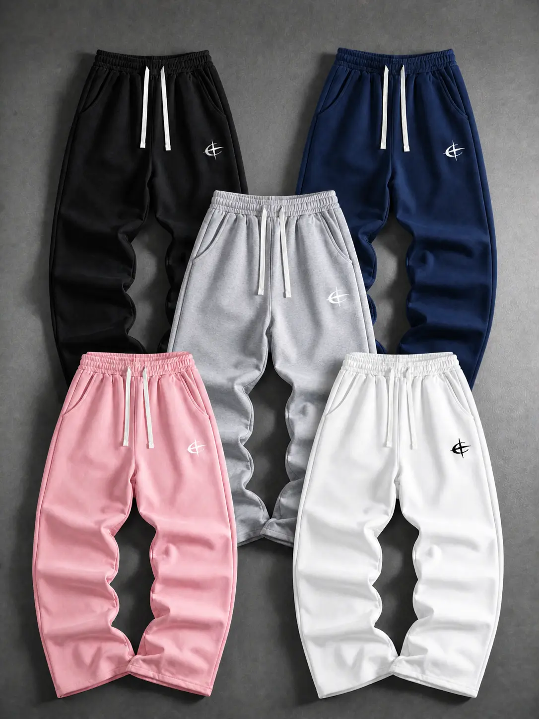 Men's Loose‑Fit Cotton Casual Long Pants, Solid Color Wide Leg Drawstring Sweatpants, Elastic Waist With Large Pockets, Unisex, Soft Moisture‑Washing Fabric for Daily Wear, Work, Travel & Outdoor Activities,Slim,Stretch,,Bottom,Mo,Therma,hea,sport,trouser