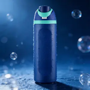 24oz Stainless Steel Vacuum Insulated Thermos Cup, Flip Top Leak-Proof Travel Tumbler, Double Wall Insulated Mug for Hot & Cold Drinks, Multi-Color Reusable Drinkware for Home Office Outdoor, Suitable for Adults & Children Great Gift Choice