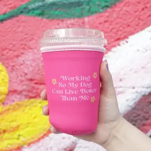 Iced Coffee Sleeve - Dog Iced Coffee Sleeve - Dog