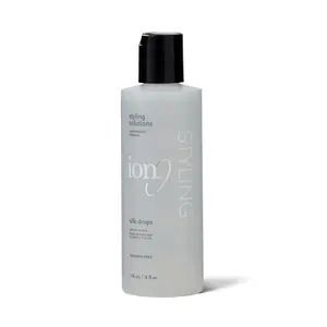 Ion Silk Drops, Adds Shine & Softness, Lightweight Formula, Frizz Control, Infused with Silk Protein, 4 fl oz