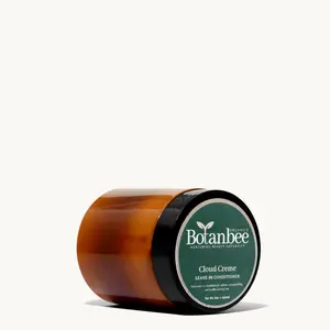 Cloud Creme Leave-in Conditioner - Lightweight Hydrating Leave-in + strengthening frizz  control with Mango Butter, Botanical Oils, Fenugreek & Nettle-  8 oz jar for Curly, Wavy & Natural Haircare