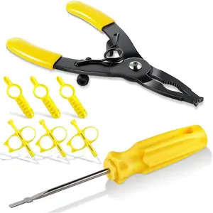 8 Pcs Sprinkler Adjustment Tool Set Compatible with Rain Bird 1800/5000 Series Hunter MP PGP Sprinkler Heads, Rotor Adjustment Tool Spray Head Pull up Tool for Lawn Irrigation System Repair