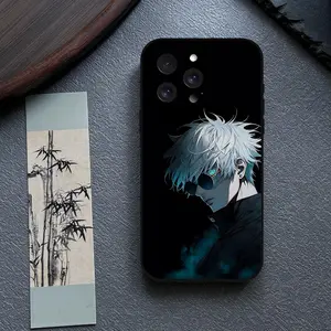 J-Jujutsu K-Kaisen G-Gojo Phone Case For Iphone 17 Air 16 15 11 13 14 Pro Max 7 8 Plus X Xr Xs Max 12mini Black Shell Cover Case