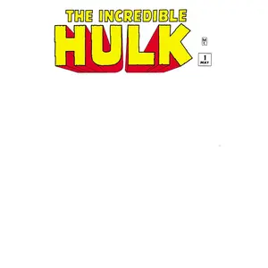 INCREDIBLE HULK #1 FACSIMILE EDITION UNKNOWN COMICS BLANK EXCLUSIVE (10/23/2019)
