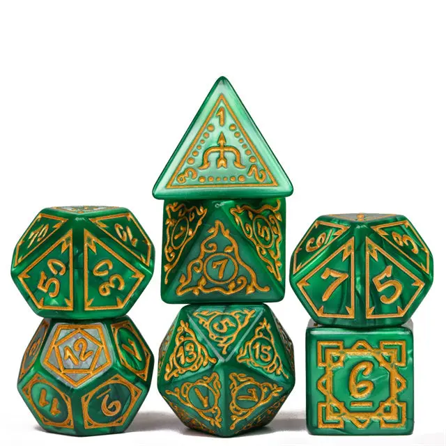 Green Ranger Acrylic Dice Set