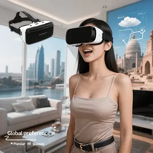 Smartphone-Compatible Virtual Reality Headset - Electronic Component-Free, Circuit Board-Free Wearable AR Visual System for Role-Playing Games and Mobile Movies