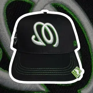 Michoacan M Rancho Hats Limited Edition Black Snapback Adjustable Fit with Green Logo and Metal Pin Included