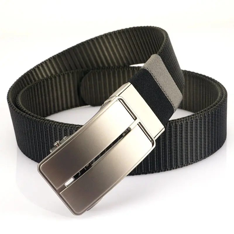 Silver Buckle   Black/Dark Grey