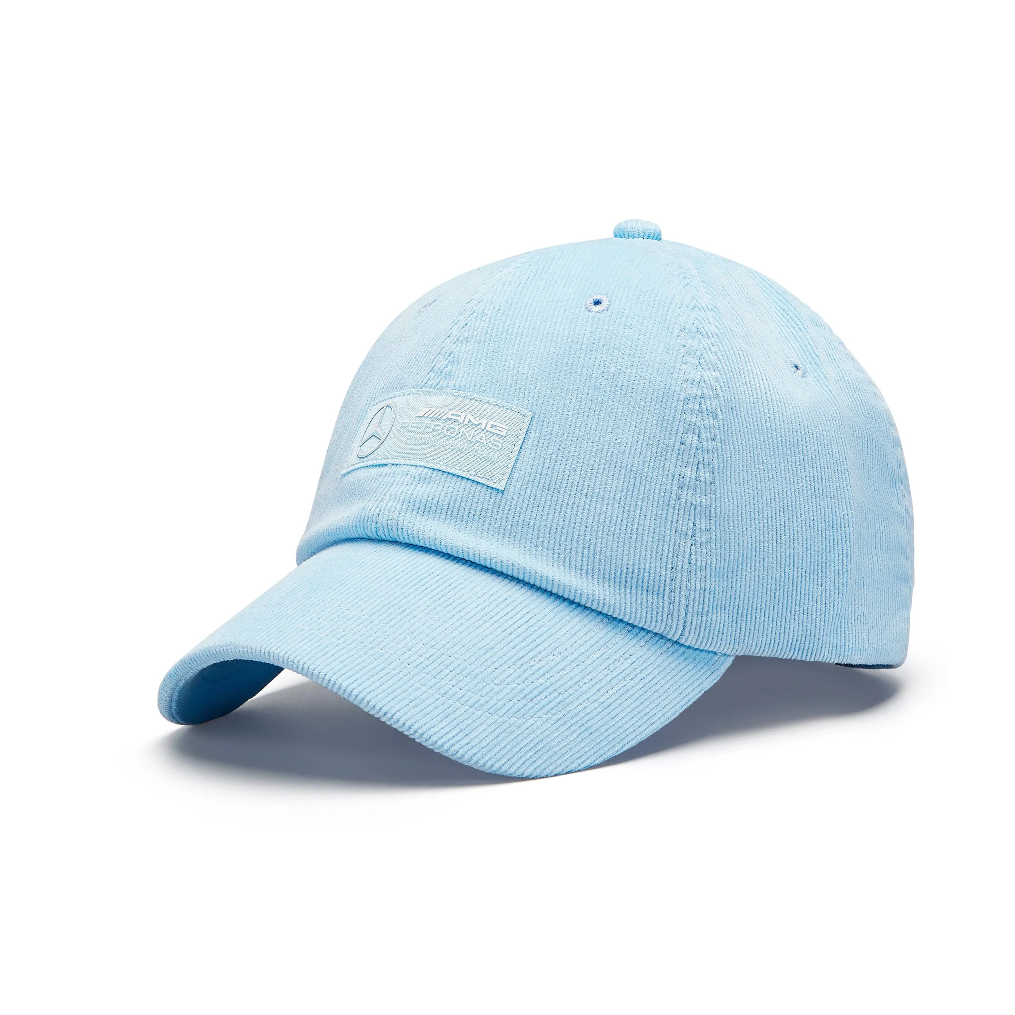 Mercedes AMG Petronas Mint Green Corduroy Baseball Hat Mercedes AMG Petronas F1 Retro Cord Dad Baseball Hat - Mint  main image 3