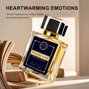 YCZ Eternal Love Perfume 2.6oz 75ml Aromatic Adjustable Concentration Fragrance with Musk Ambergris Jasmine Rose Patchouli Fruity Notes Vanilla Scent Eau De Parfume for Daily Use