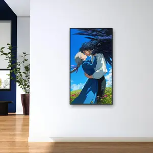 Anime Themed Diamond Arts Colorful Painting Kit without Frame, 1 Set DIY 5D Diamond Arts Crafts Kit, Wall Art Decoration for Home