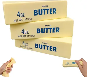 Slow Rising Squishy, Butter Squishy, Super Soft Butter-Shaped Slow Rising Squeeze, Stress Relief Anxiety Relaxation Squishies, Ideal for Birthday Gifts, Party Favors, Classroom Prizes, Easter Basket Stuffers