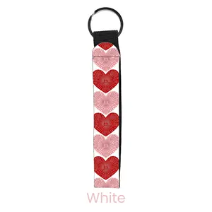 abbyrose Love Lace Wristlet Key Chain White
