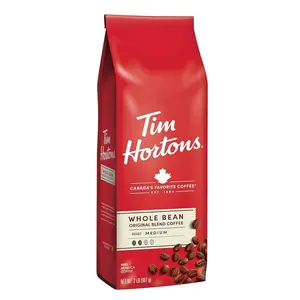 Tim Hortons Whole Bean Original Medium Roast Coffee 32oz Bag - 100% Arabica Beans - Flavor, Beverage