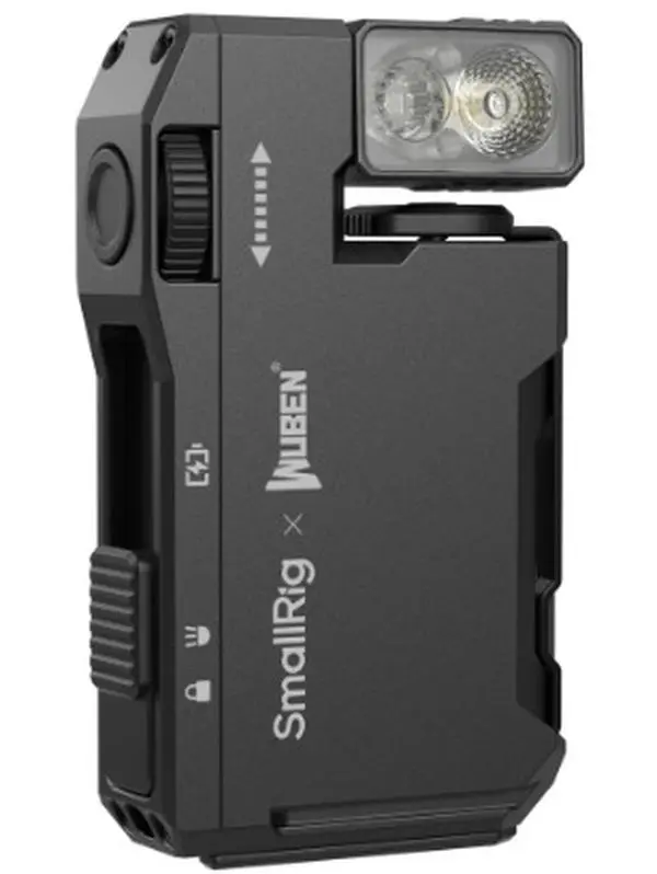 SmallRig Survival mini EDC Flashlight: 400 Lumens & 82m Throw, 65Hrs, IP65, RGB Alarm & Hands-Free Light  5710