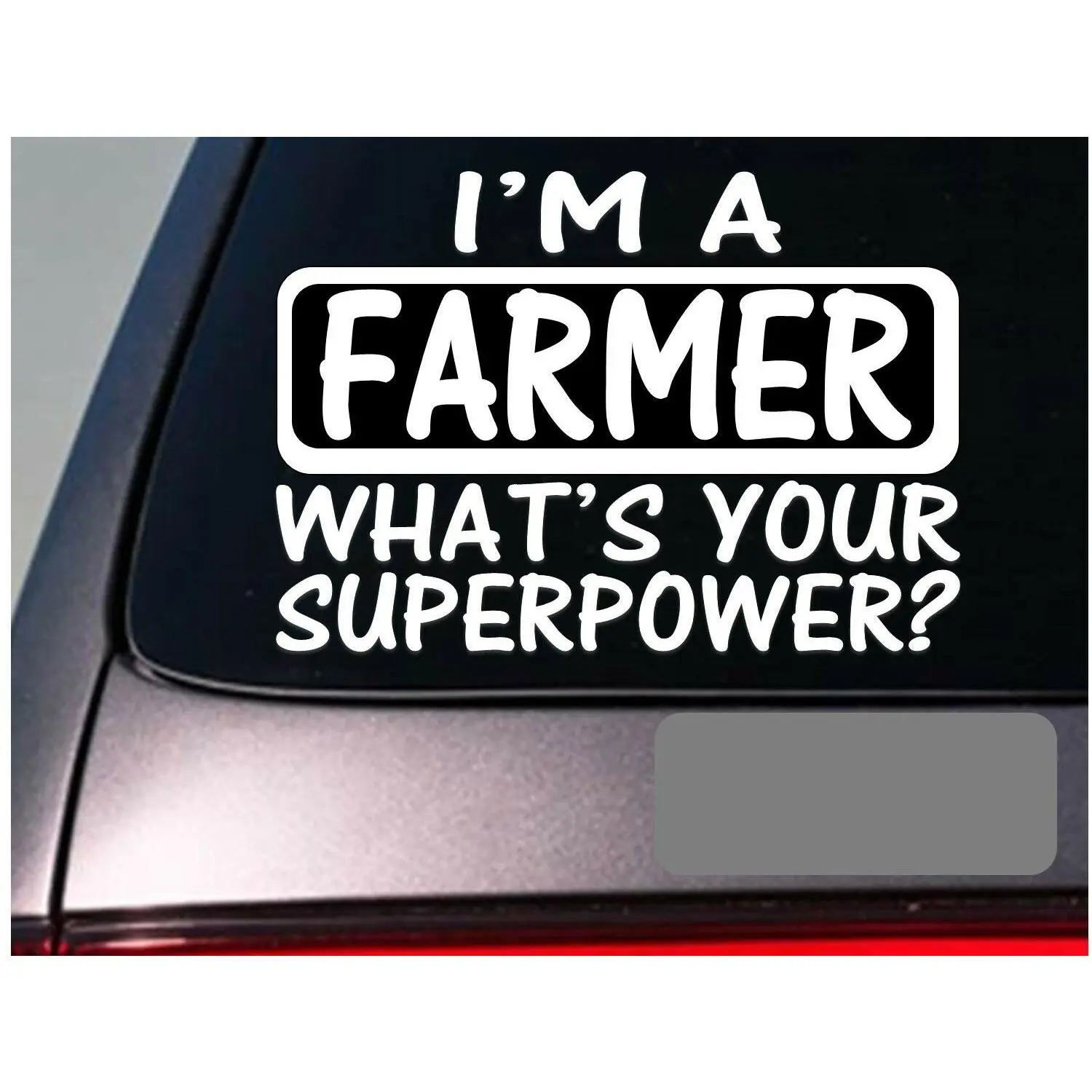 I'm a farmer sticker decal *E137* tractor plow combine crops farm tiller garden