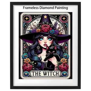 1pc 5D Diamond Painting Kit for Adults, Frameless Full Diamond Art DIY Craft Set with Tools, Home Wall Mosaic Decoration Gift, Handmade Gifts