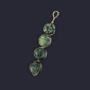Tree Agate Wire Wrapped Pendant